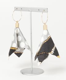【glou】スカーフフープピアス