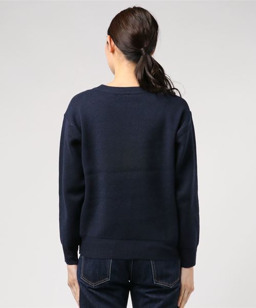 LBC(エルビーシー)の「アーガイルジャガードニットプルオーバー(ニット/セーター・レディース・ネイビー/グレー・M)」の4枚目の写真