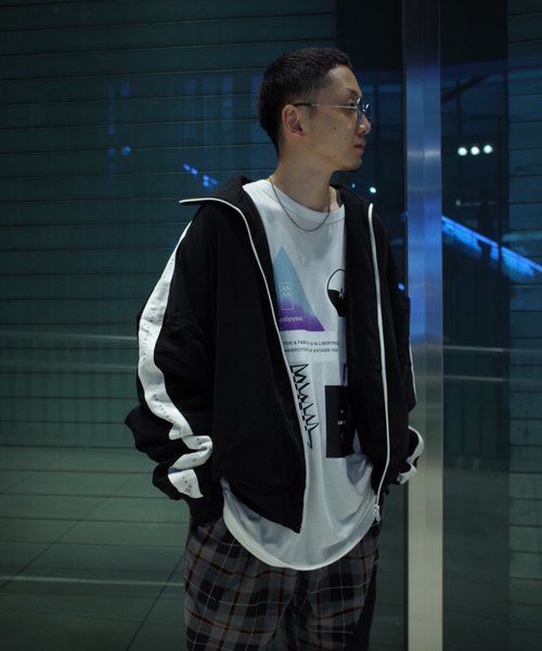 AFYF(エーエフワイエフ)の「【ビッグシルエット】AFYF 2018 POLY OVERSIZE TRACK JKT(その他アウター・メンズ・ホワイト/ブラック・FREE)」の21枚目の写真
