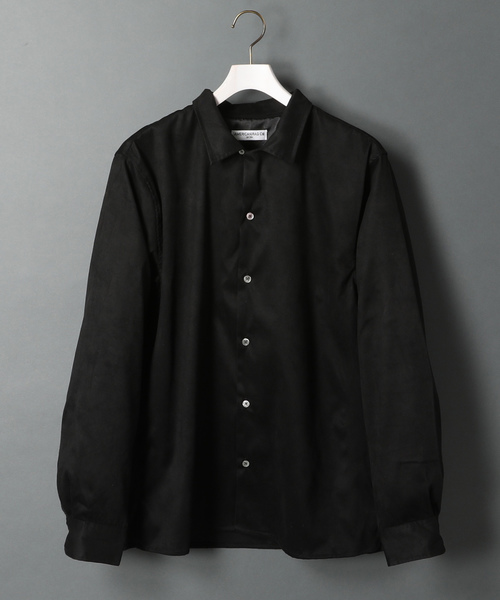 AMERICAN RAG CIE（アメリカンラグシー）の「アメリカンラグシー AMERICAN RAG CIE / オープンカラースエードシャツ Open Collar Suede Shirt（シャツ/ブラウス・メンズ・ピンク/ブラック/ベージュ・2/1/3）」の13枚目の写真
