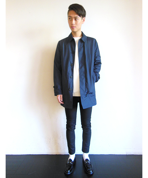 WHO'S WHO gallery（フーズフーギャラリー）の「ストライプスウェット（スウェット・メンズ・ネイビー/その他・MEDIUM/LARGE）」の9枚目の写真