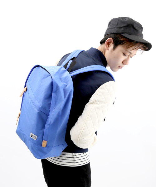 WEGO(ウィゴー)の「WEGO/ウォッシュドデイパック(バックパック/リュック・メンズ・ブラック系その他/ベージュ/ライム/ブルー/サックスブルー/レッド・FREE)」の5枚目の写真