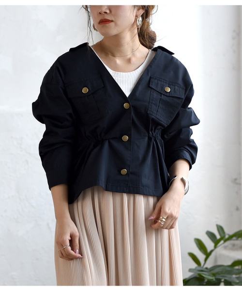 k*（ケイ）の「バックフリルブルゾン（ブルゾン）」 - WEAR