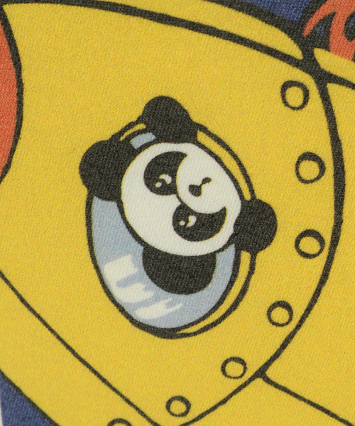 Candy Stripper（キャンディストリッパー）の「PEPE'S ROCKET TRIP BIG Tシャツ（Tシャツ/カットソー・レディース・オフホワイト/ブラック・2）」の7枚目の写真