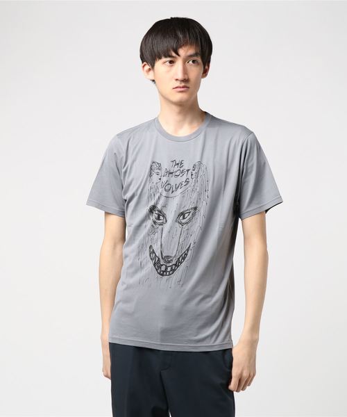 HYSTERIC GLAMOUR（ヒステリックグラマー）の「THE GHOST WOLVES/EAR pt Tシャツ（Tシャツ/カットソー・メンズ・ホワイト/グレー/ブラック・MEDIUM/LARGE/SMALL）」の3枚目の写真