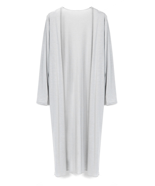 Fashion Letter（ファッションレター）の「UVカットレーヨンミックスマキシ丈サマーニットカーディガン（カーディガン/ボレロ・レディース・ホワイト/ブラック/ベージュ/ネイビー/グレー/カーキ・FREE）」の22枚目の写真