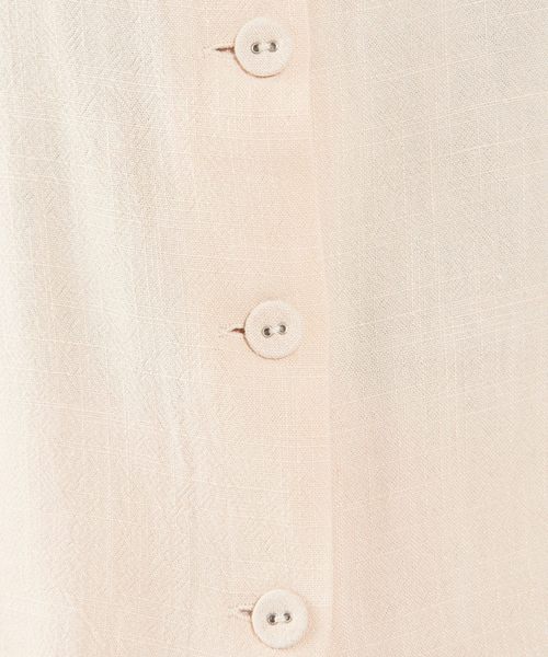 natural couture(ナチュラルクチュール)の「フロント釦ギャザー袖ブラウス(シャツ/ブラウス・レディース・ミント/キャメル/ストライプ/ライトベージュ・FREE)」の21枚目の写真