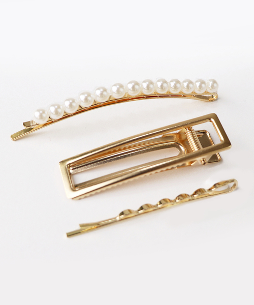 Kana（カナ）の「パールヘアピンセット〔3本セット〕（ヘアピン・レディース・A/B/C/D/E/F/G・フリー）」の7枚目の写真
