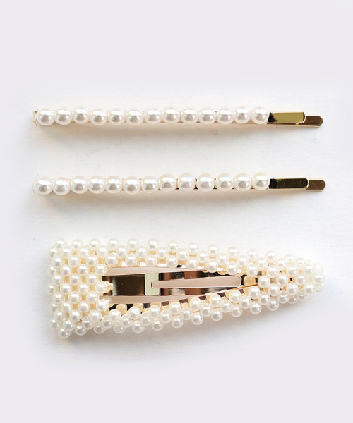 Kana（カナ）の「パールヘアピンセット〔3本セット〕（ヘアピン・レディース・A/B/C/D/E/F/G・フリー）」の9枚目の写真