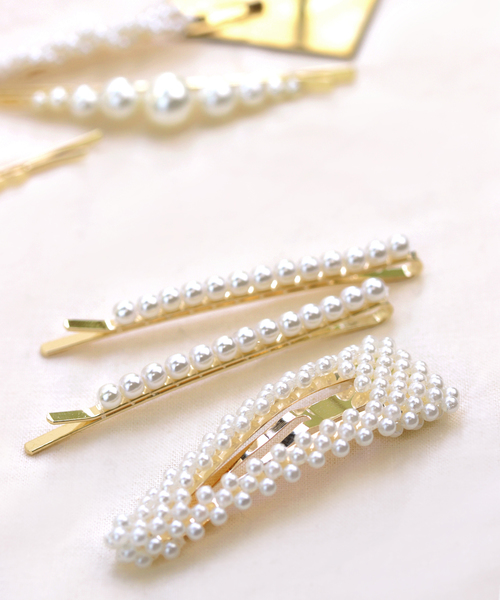 Kana（カナ）の「パールヘアピンセット〔3本セット〕（ヘアピン・レディース・A/B/C/D/E/F/G・フリー）」の12枚目の写真