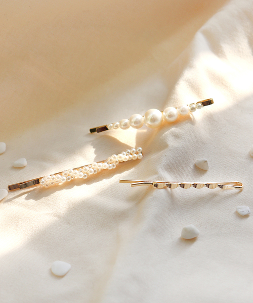 Kana（カナ）の「パールヘアピンセット〔3本セット〕（ヘアピン・レディース・A/B/C/D/E/F/G・フリー）」の13枚目の写真