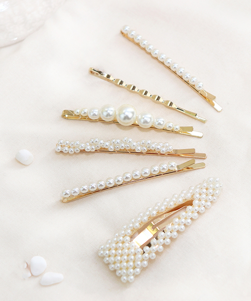 Kana（カナ）の「パールヘアピンセット〔3本セット〕（ヘアピン・レディース・A/B/C/D/E/F/G・フリー）」の18枚目の写真