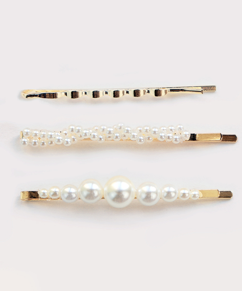 Kana（カナ）の「パールヘアピンセット〔3本セット〕（ヘアピン・レディース・A/B/C/D/E/F/G・フリー）」の19枚目の写真