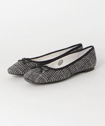 MIO NOTIS ホワイト　レザーバレエシューズ　38　24センチ ジミー チュー JIMMY CHOO バレエシューズ フラットシューズ
