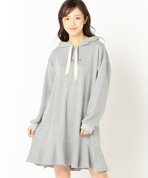 Lodispotto ロディスポット の 裾フレアパーカーワンピース Candy Lodispotto ワンピース Wear