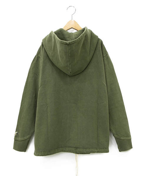 AOZORA（アオゾラ）の「AOZORA/アオゾラ 裏起毛製品染めスナッププル  