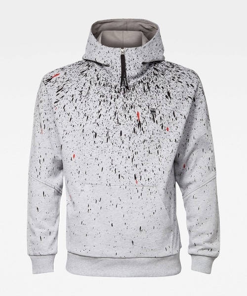G-STAR（ジースター）の「Cadet Strett Splatter Sweater/総柄/パーカー（パーカー・メンズ・ヘザーグレー・SMALL/MEDIUM/LARGE/X-LARGE/X-SMALL/XX-SMALL）」の5枚目の写真
