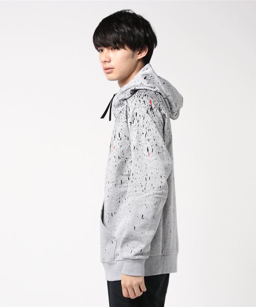 G-STAR（ジースター）の「Cadet Strett Splatter Sweater/総柄/パーカー（パーカー・メンズ・ヘザーグレー・SMALL/MEDIUM/LARGE/X-LARGE/X-SMALL/XX-SMALL）」の8枚目の写真