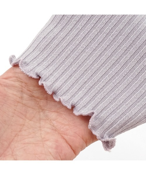 flower（フラワー）の「ディープネックトップ（Tシャツ/カットソー・レディース・ホワイト/グレー/ベージュ/アイボリー/ブラック・FREE）」の11枚目の写真