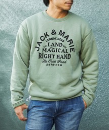 JE MORGAN × SIMON PERINI × JACK & MARIE BOA REVERSIBLE L/S CREW NECK TEE  (サイモンペリーニ ジェーイーモーガン ジャックアンドマリー ボア リバーシブル ロングスリーブ ティー)(5colors)(長袖Tシャツ)