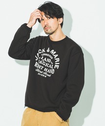 JE MORGAN × SIMON PERINI × JACK & MARIE BOA REVERSIBLE L/S CREW NECK TEE (サイモンペリーニ ジェーイーモーガン ジャックアンドマリー ボア リバーシブル ロングスリーブ ティー)(5colors)(長袖Tシャツ)
