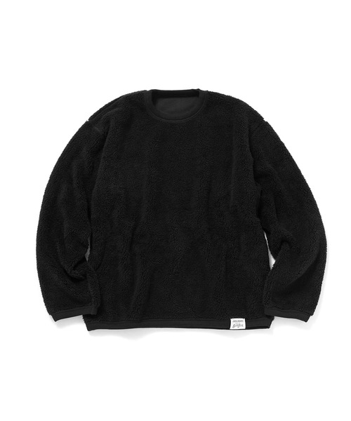 JEMORGAN(ジェーイーモーガン)の「JE MORGAN × SIMON PERINI × JACK & MARIE BOA REVERSIBLE L/S CREW NECK TEE (サイモンペリーニ ジェーイーモーガン ジャックアンドマリー ボア リバーシブル ロングスリーブ ティー)(5colors)(長袖Tシャツ)(スウェット・メンズ・ブラック/モカ/ライトカーキ/ナチュラル/ヘザーチャコール・M/L/XL)」の9枚目の写真