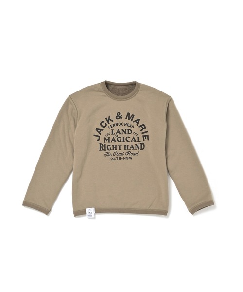JEMORGAN(ジェーイーモーガン)の「JE MORGAN × SIMON PERINI × JACK & MARIE BOA REVERSIBLE L/S CREW NECK TEE (サイモンペリーニ ジェーイーモーガン ジャックアンドマリー ボア リバーシブル ロングスリーブ ティー)(5colors)(長袖Tシャツ)(スウェット・メンズ・ブラック/モカ/ライトカーキ/ナチュラル/ヘザーチャコール・M/L/XL)」の15枚目の写真