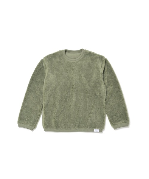 JEMORGAN(ジェーイーモーガン)の「JE MORGAN × SIMON PERINI × JACK & MARIE BOA REVERSIBLE L/S CREW NECK TEE (サイモンペリーニ ジェーイーモーガン ジャックアンドマリー ボア リバーシブル ロングスリーブ ティー)(5colors)(長袖Tシャツ)(スウェット・メンズ・ブラック/モカ/ライトカーキ/ナチュラル/ヘザーチャコール・M/L/XL)」の19枚目の写真