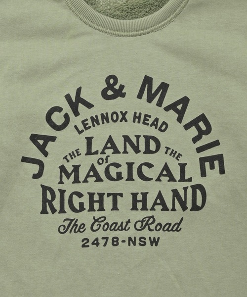 JEMORGAN(ジェーイーモーガン)の「JE MORGAN × SIMON PERINI × JACK & MARIE BOA REVERSIBLE L/S CREW NECK TEE (サイモンペリーニ ジェーイーモーガン ジャックアンドマリー ボア リバーシブル ロングスリーブ ティー)(5colors)(長袖Tシャツ)(スウェット・メンズ・ブラック/モカ/ライトカーキ/ナチュラル/ヘザーチャコール・M/L/XL)」の20枚目の写真