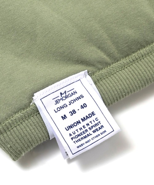 JEMORGAN(ジェーイーモーガン)の「JE MORGAN × SIMON PERINI × JACK & MARIE BOA REVERSIBLE L/S CREW NECK TEE (サイモンペリーニ ジェーイーモーガン ジャックアンドマリー ボア リバーシブル ロングスリーブ ティー)(5colors)(長袖Tシャツ)(スウェット・メンズ・ブラック/モカ/ライトカーキ/ナチュラル/ヘザーチャコール・M/L/XL)」の22枚目の写真