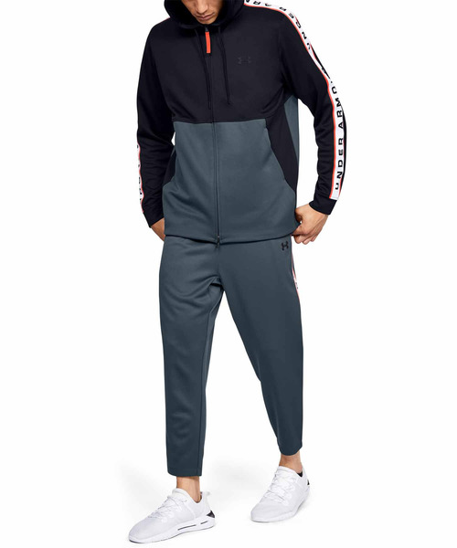 UNDER ARMOUR（アンダーアーマー）の「UA アンストッパブル トラックパンツ(トレーニング/ロングパンツ/MENS)（その他パンツ・メンズ・チャコールグレー/ブラック×ブラック・3XL/SM/XL/LG/MD/XXL）」の9枚目の写真