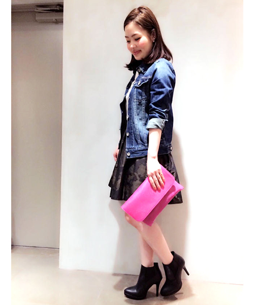 DouDou（ドゥドゥ）の「【Viflan】ハラコクラッチ（クラッチバッグ・レディース・ピンク/ホワイト/グリーン/ベージュ・FREE）」の9枚目の写真