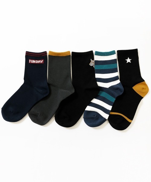 devirock（デビロック）の「5Pソックス（ソックス/靴下・キッズ・その他1/その他3/その他2/その他4/その他5・S/L/M）」の3枚目の写真