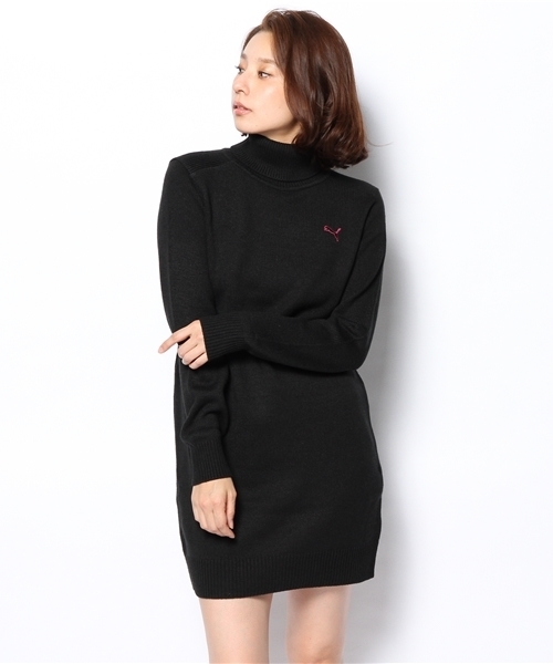 美品 puma 中綿ワンピース ゴルフウェア ブラック サイズL*FD926 美品 puma 中綿ワンピース ゴルフウェア ブラック サイズL*FD926