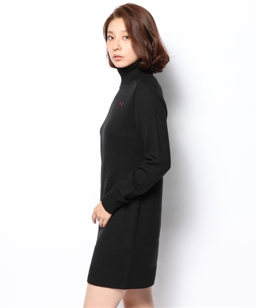美品 puma 中綿ワンピース ゴルフウェア ブラック サイズL*FD926 美品 puma 中綿ワンピース ゴルフウェア ブラック サイズL*FD926
