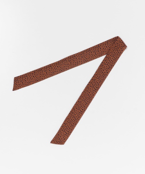 SMELLY（スメリー）の「プリントロングスカーフ∴（バンダナ/スカーフ・レディース・ブラック/ベージュ/ネイビー/グレー/ピンク/アイボリー/ライトブラウン・-）」の22枚目の写真