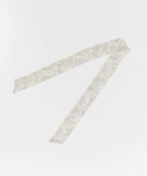 SMELLY（スメリー）の「プリントロングスカーフ∴（バンダナ/スカーフ・レディース・ブラック/ベージュ/ネイビー/グレー/ピンク/アイボリー/ライトブラウン・-）」の21枚目の写真