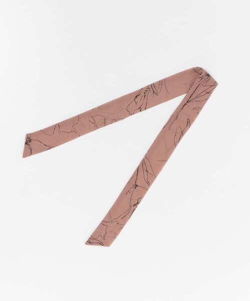 SMELLY（スメリー）の「プリントロングスカーフ∴（バンダナ/スカーフ・レディース・ブラック/ベージュ/ネイビー/グレー/ピンク/アイボリー/ライトブラウン・-）」の16枚目の写真