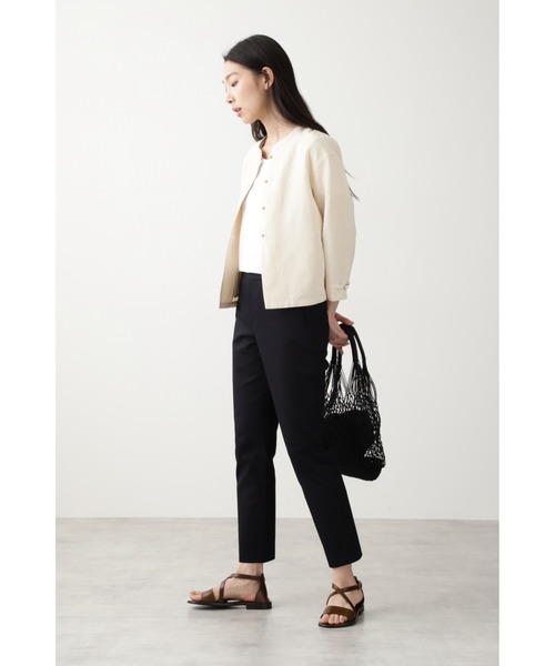 human woman(ヒューマンウーマン)の「◆ピケストレッチパンツ(その他パンツ・レディース・ネイビー/ベージュ・SMALL/MEDIUM/LARGE/X-LARGE/X-SMALL)」の14枚目の写真