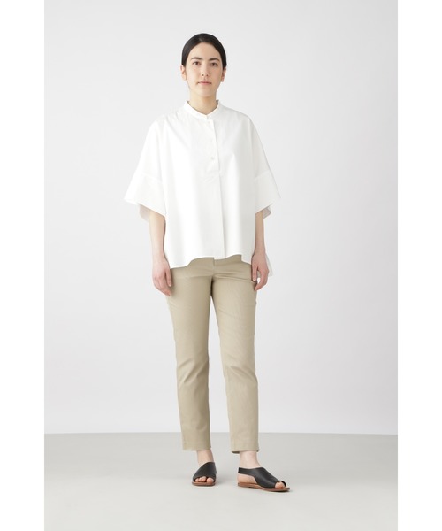 human woman(ヒューマンウーマン)の「◆ピケストレッチパンツ(その他パンツ・レディース・ネイビー/ベージュ・SMALL/MEDIUM/LARGE/X-LARGE/X-SMALL)」の16枚目の写真