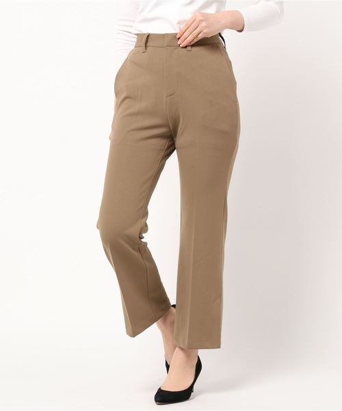 natural couture（ナチュラルクチュール）の「カットジョーゼットサイドペンツパンツ（その他パンツ・レディース・ブラック/モカ・LARGE/MEDIUM/SMALL）」の5枚目の写真