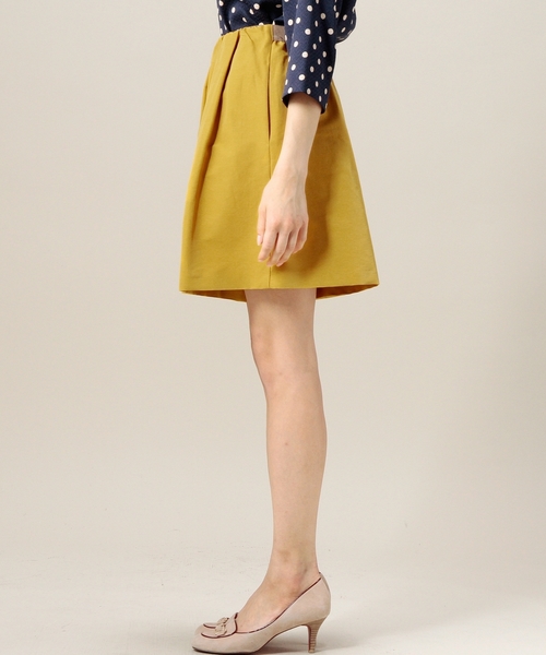 BEAUTY&YOUTH UNITED ARROWS（ビューティーアンドユースユナイテッドアローズ）の「BYTF グログランキュロット FW　◆（その他パンツ・レディース・マスタード/ネイビー・フリー）」の13枚目の写真