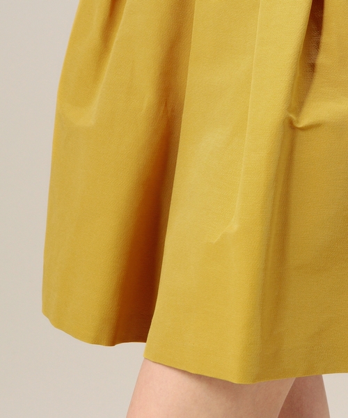 BEAUTY&YOUTH UNITED ARROWS（ビューティーアンドユースユナイテッドアローズ）の「BYTF グログランキュロット FW　◆（その他パンツ・レディース・マスタード/ネイビー・フリー）」の4枚目の写真