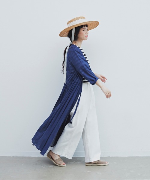 23区✕LIBECOカシュクール ロングワンピース リボンL 23区✕LIBECOカシュクール ロングワンピース リボンL - メルカリ