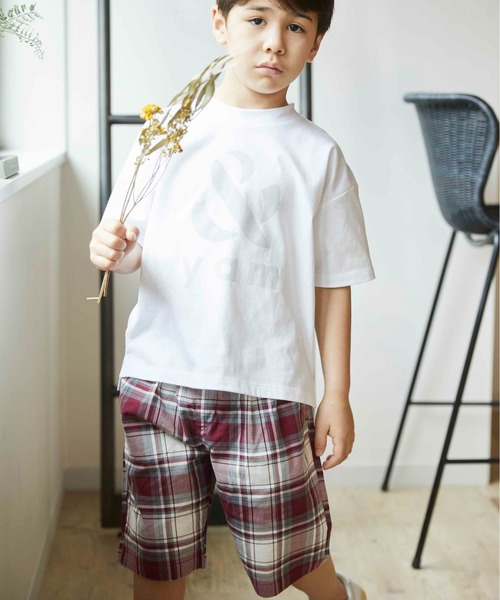 ＆yam（アンドヤム）の「チェックパンツ（その他パンツ・キッズ・ホワイト/グリーン/レッド・90/130/150/110/120/100/140）」の21枚目の写真