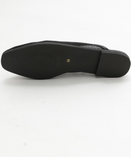 A part by（アパートバイ）の「メッシュミュール 914744（サンダル・レディース・ブラック/ゴールド・MEDIUM/LARGE）」の13枚目の写真