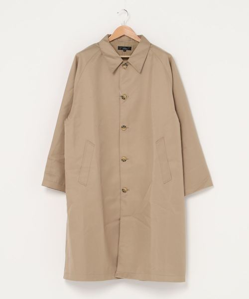 WEGO(ウィゴー)の「WEGO/ビッグステンカラーコート(ステンカラーコート・メンズ・ベージュ/ブラック・LARGE/MEDIUM)」の2枚目の写真
