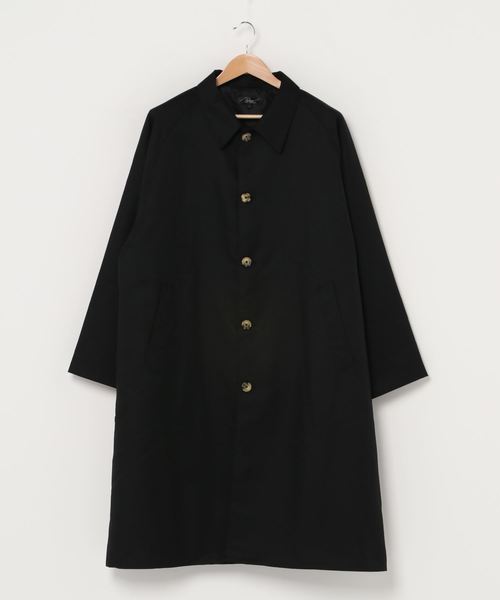 WEGO(ウィゴー)の「WEGO/ビッグステンカラーコート(ステンカラーコート・メンズ・ベージュ/ブラック・LARGE/MEDIUM)」の1枚目の写真
