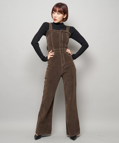 SPIRALGIRL（スパイラルガール）の「コーデュロイオールインワン 