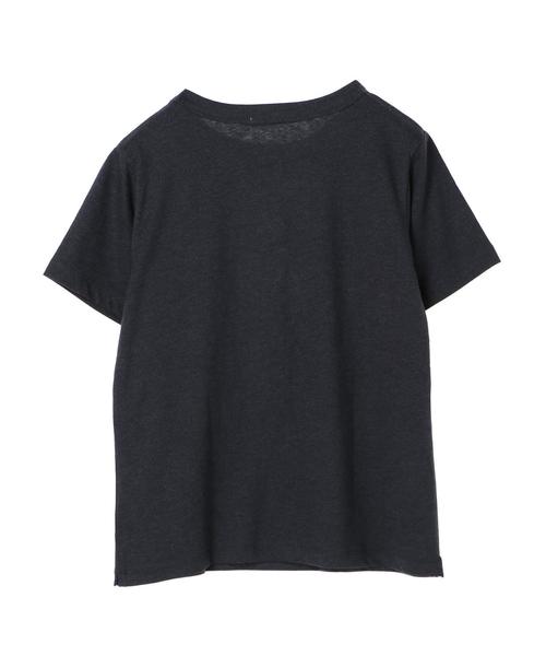AMERICAN HOLIC(アメリカンホリック)の「クルーネックスラブ半袖ゆるカットプルオーバー3 *(Tシャツ/カットソー・レディース・ネイビー・M/L)」の6枚目の写真